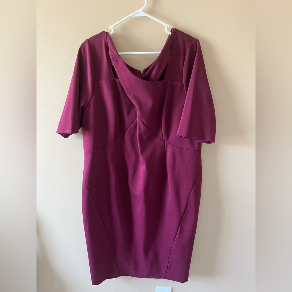 Lane Bryant structured business wear dress.